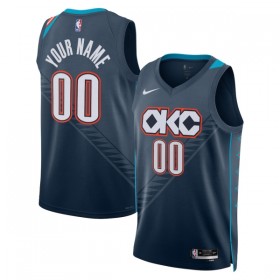 Dres Oklahoma City Thunder Prilagođeni Nike 2025-26 City Edition Crno Swingman